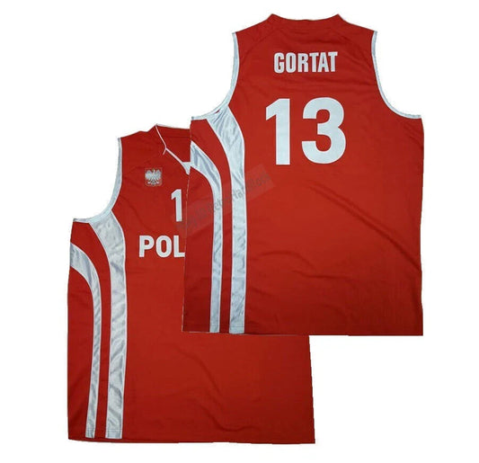 2010s Marcin Gortat #13 Team Poland Basketball Jersey