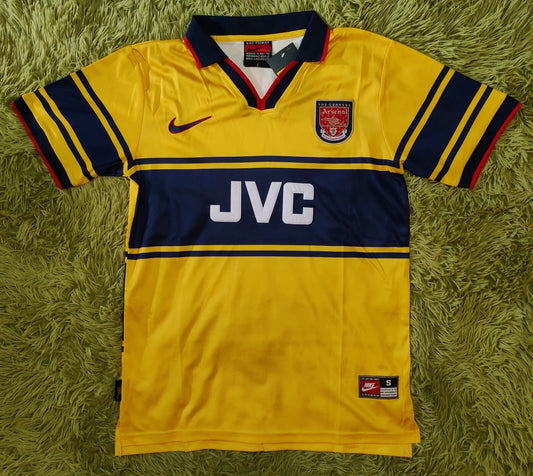 1998 Dennis Bergkamp #10 Arsenal Away Jersey