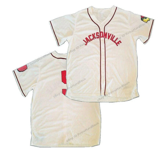 1970s Hank Aaron #44 Jacksonville Braves Baseball Jersey