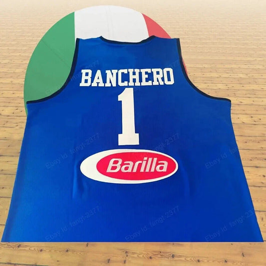 2022 Paolo Banchero #1 Italy Basketball Jersey