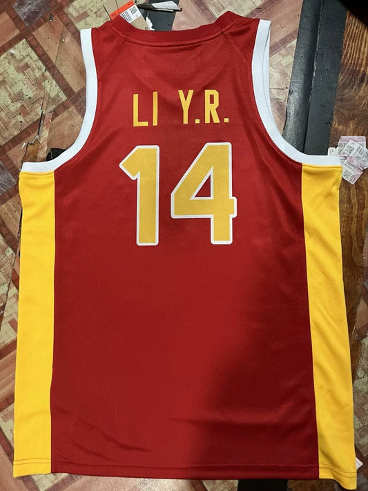 2024 Li Yueru #28 Team China Basketball Jersey