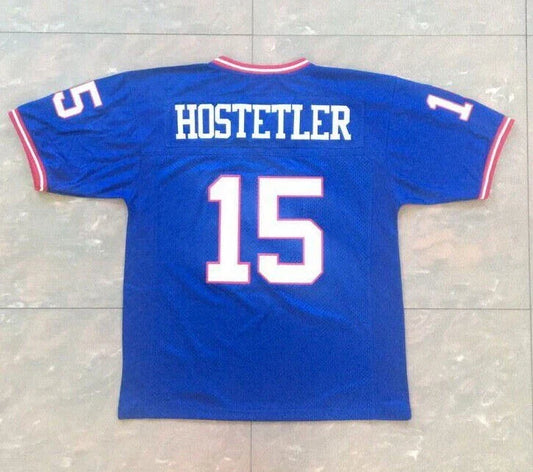 1990 Jeff Hostetler #15 New York Giants Football Jersey