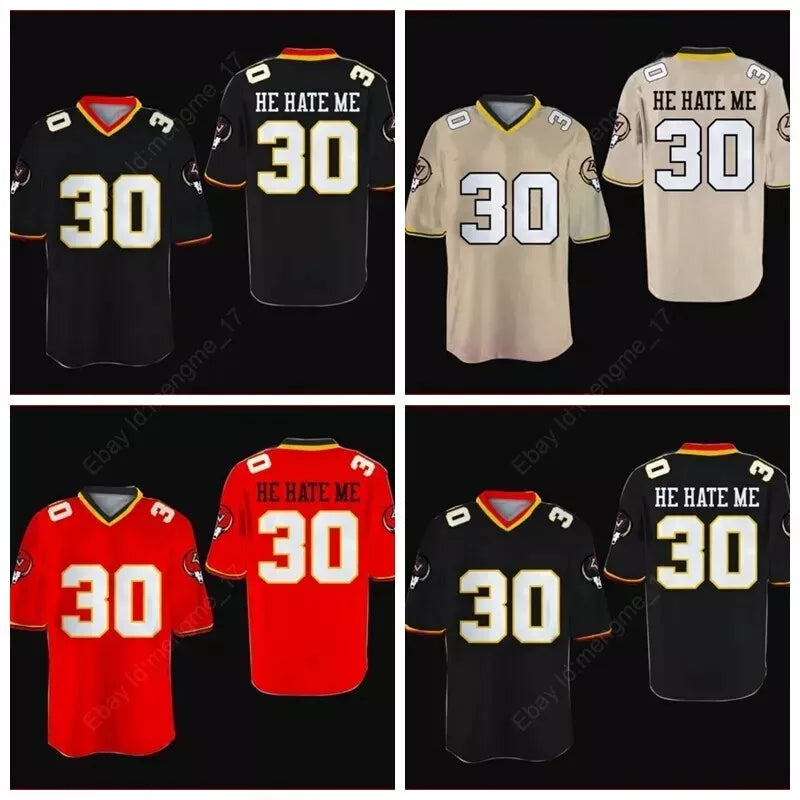 2001 Rod Smart #30 He Hate Me Football Jersey