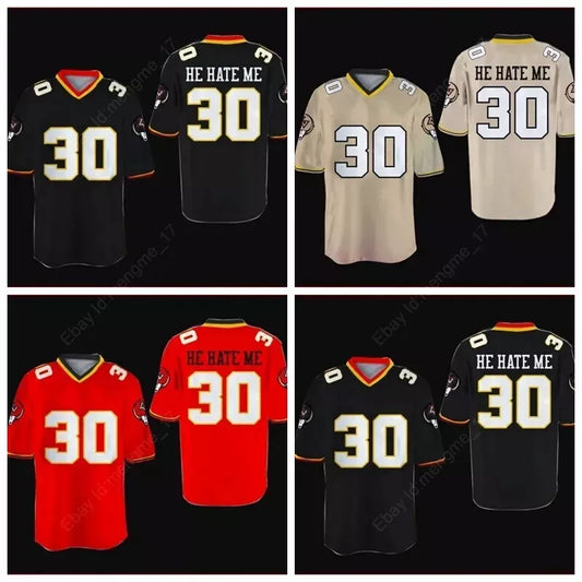 2001 Rod Smart #30 He Hate Me Football Jersey