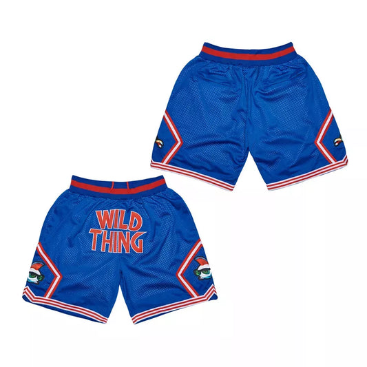 90s Ricky "Wild Thing" Vaughn #99 Cleveland Baseball Shorts