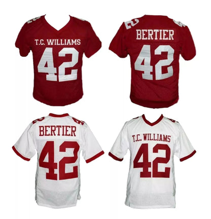 Throwback 1971 Gerry Bertier #42 Titans Vintage Football Jersey Retro Vibe Jersey