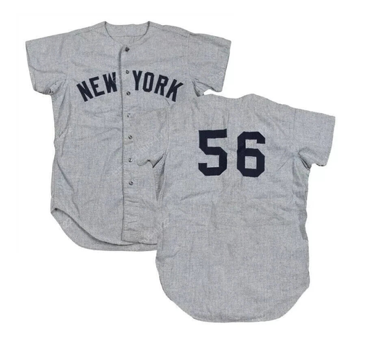 1960s Jim Bouton #56 New York Yankees Vintage Style Baseball Jersey Retro Vibe Jersey