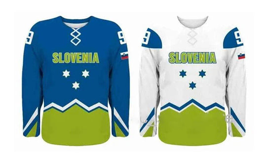 2024 Team Slovenia #23 Hockey Jersey
