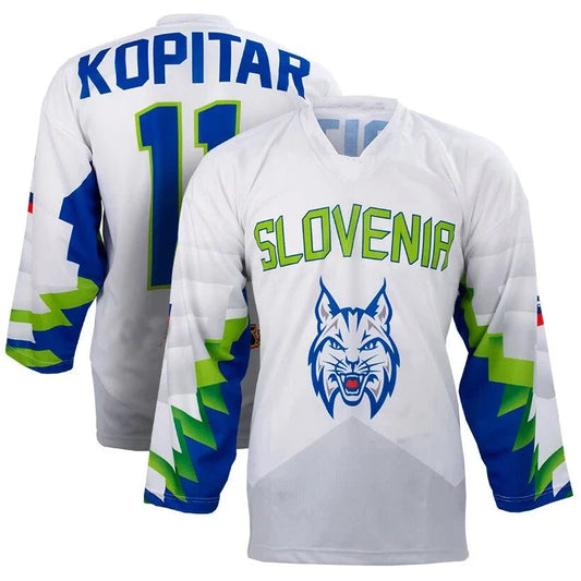 Anze Kopitar #11 Slovenia Hockey Jersey