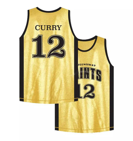 1980s Stephen Curry #12 Charlotte Christian Jersey