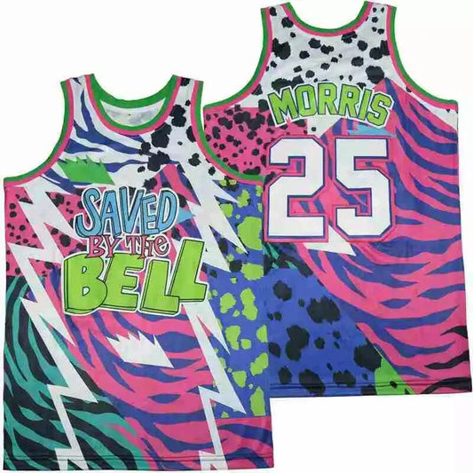 90s Zack Morris #25 Bayside Basketball Jersey