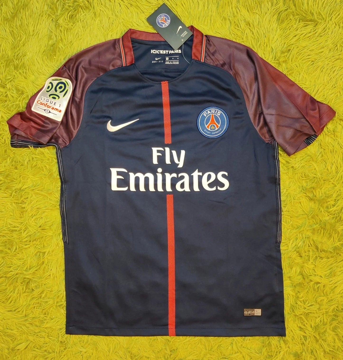 2017 Neymar Jr #10 Paris Saint-Germain Home Jersey