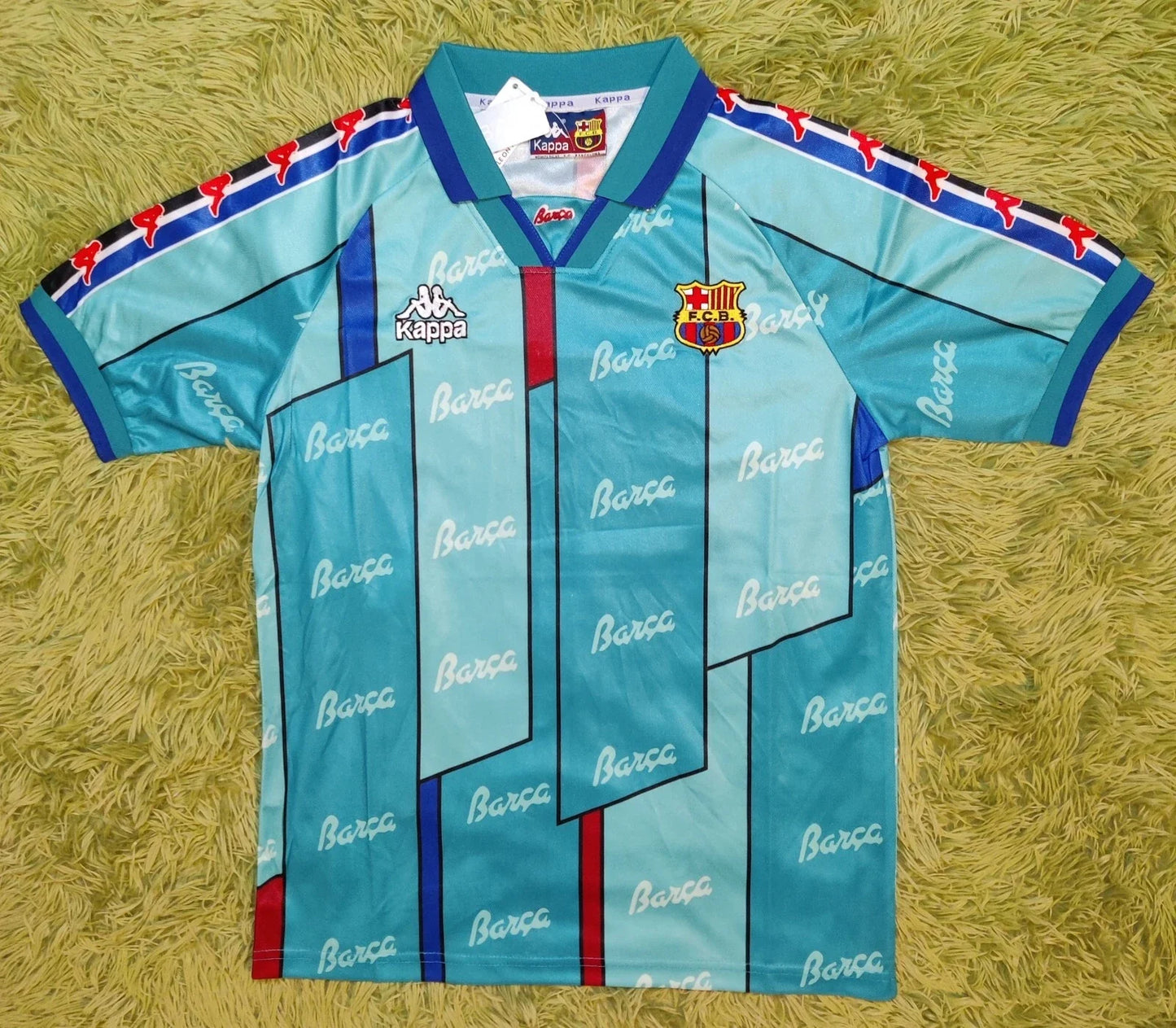 1995-97 Pep Guardiola #4 Barcelona Soccer Jersey