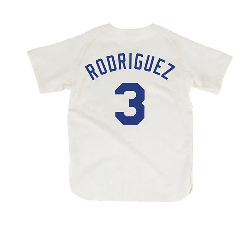 Throwback 90s Benny "The Jet" Rodriguez #3 Sandlot Baseball Jersey Retro Vibe Jersey
