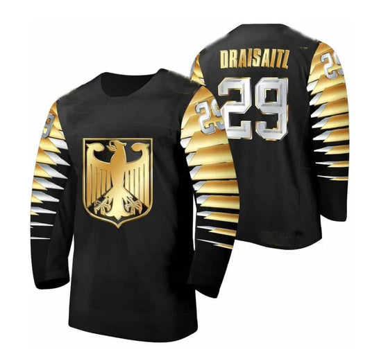 Leon Draisaitl #29 Team Germany Hockey Jersey