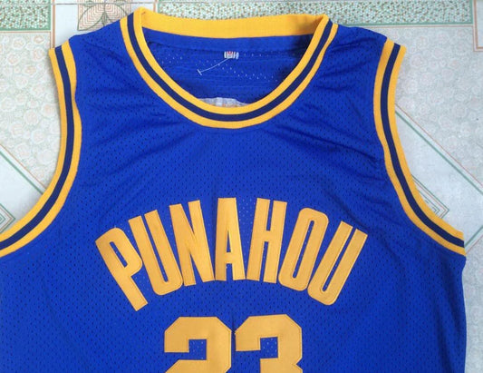 1991 Barack Obama #23 Punahou High School Basketball Jersey