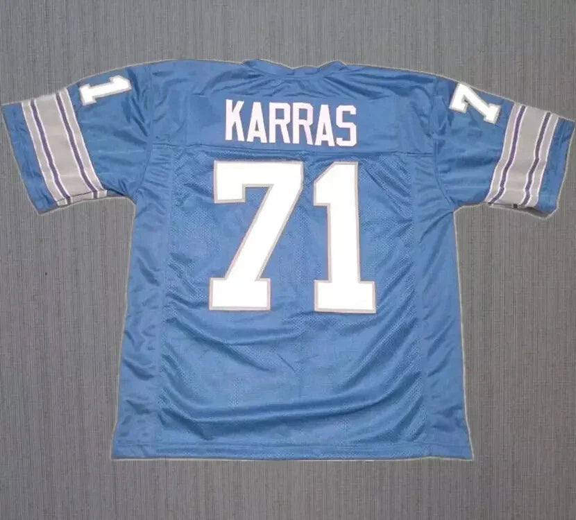 70s Alex Karras #71 Detroit Lions Football Jersey