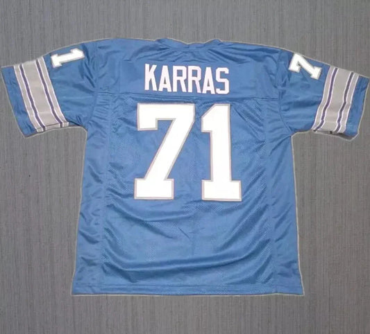70s Alex Karras #71 Detroit Lions Football Jersey