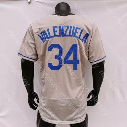 80s Fernando Valenzuela #34 Los Angeles Dodgers Jersey