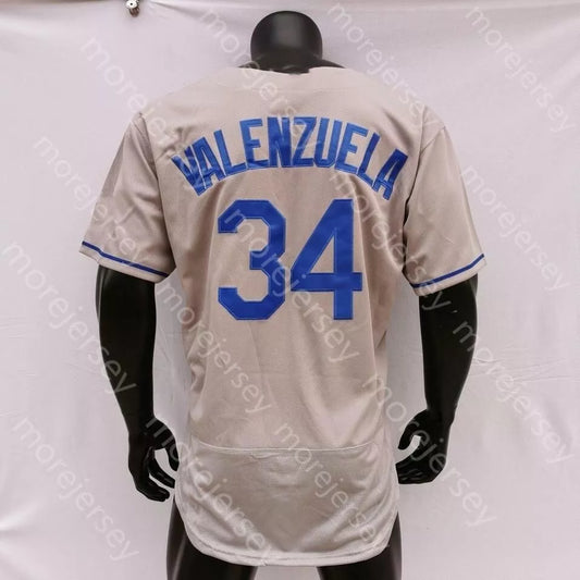 80s Fernando Valenzuela #34 Los Angeles Dodgers Jersey