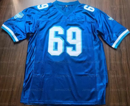 1999 Bobby Bob #69 West Canaan Coyotes Football Jersey