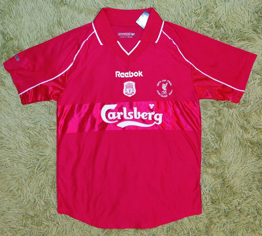 2001 Steven Gerrard #17 Liverpool UEFA Cup Final Jersey