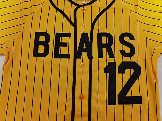1976 Tanner Boyle #12 Bad News Bears Baseball Jersey