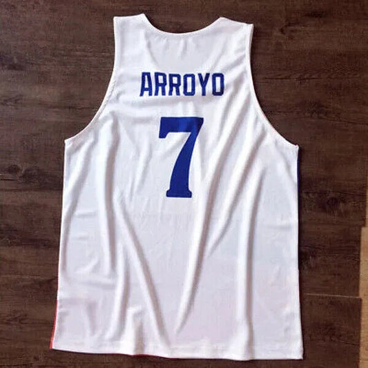 2004 Carlos Arroyo #7 Puerto Rico Basketball Jersey