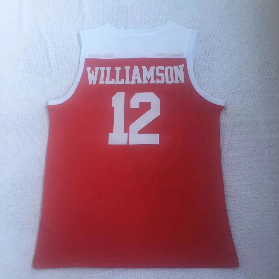 2018 Zion Williamson #12 Spartanburg Day Basketball Jersey