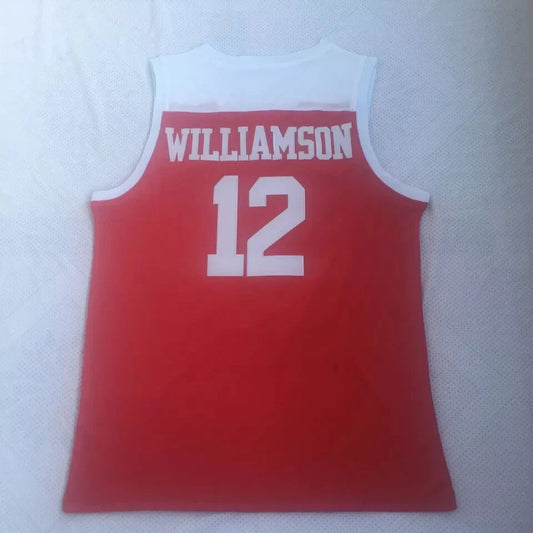 2018 Zion Williamson #12 Spartanburg Day Basketball Jersey