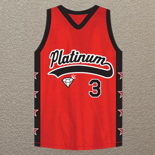 2000s Jewelz #3 Platinum Jewelz Basketball Jersey