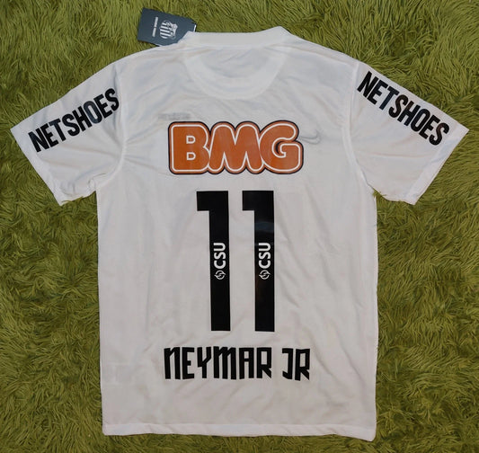 2012 Neymar Jr #11 Santos Home Soccer Jersey