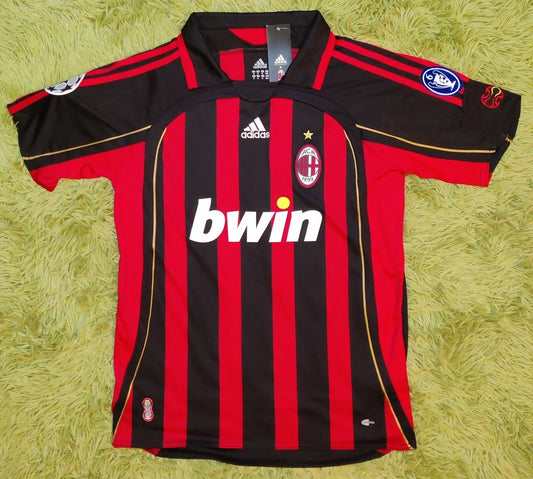 2006/07 Kaka #22 AC Milan Home Soccer Jersey