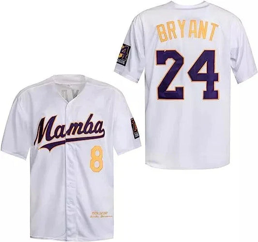 2000s Kobe Bryant #8 & #24 Lakers Baseball Jersey