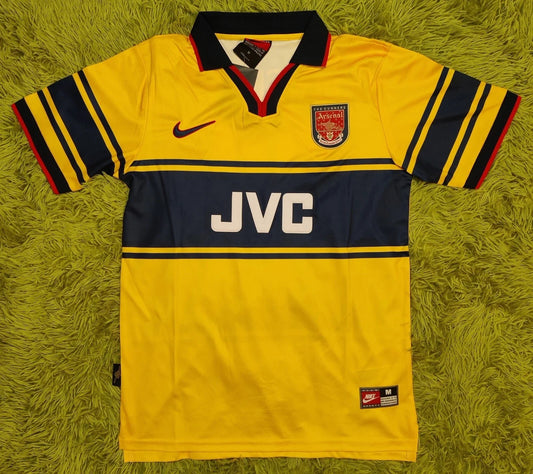 1997-99 Dennis Bergkamp #10 Arsenal Away Jersey