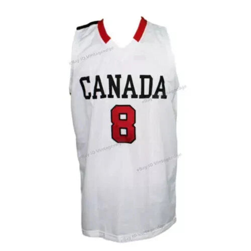2015 Andrew Wiggins #8 Team Canada Basketball Jersey