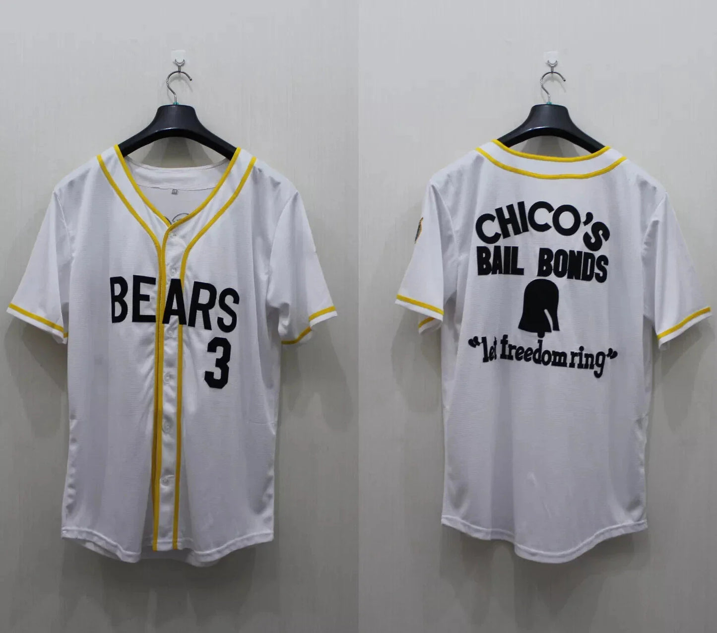 1976 Kelly Leak #3 Bad News Bears Baseball Jersey