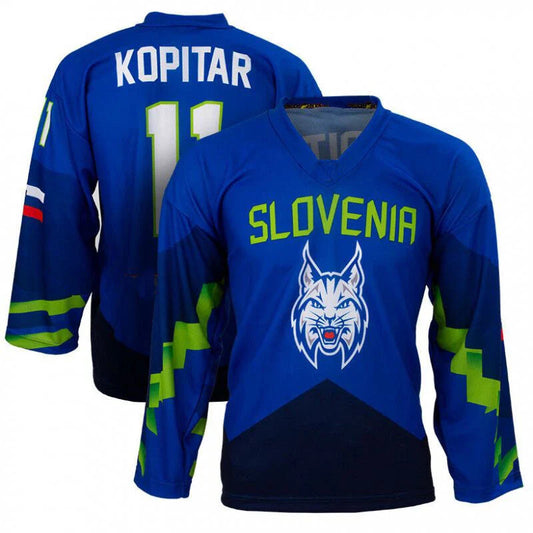 Anze Kopitar #11 Slovenia Hockey Jersey