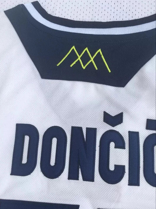 2020s Luka Doncic #77 Team Slovenija Basketball Jersey