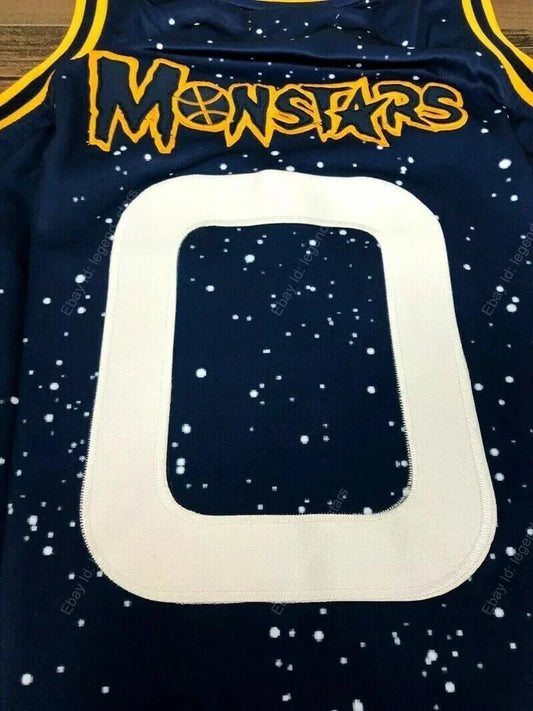 1996 Monstars #0 Space Jam Basketball Jersey