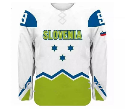 2024 Team Slovenia #23 Hockey Jersey