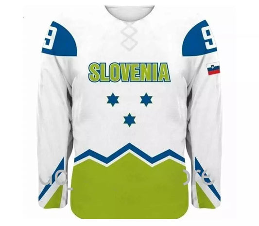 2024 Team Slovenia #23 Hockey Jersey