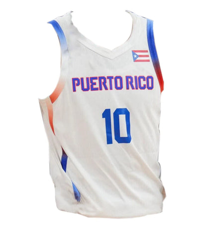 2023 Jose Alvarado #10 Puerto Rico Basketball Jersey