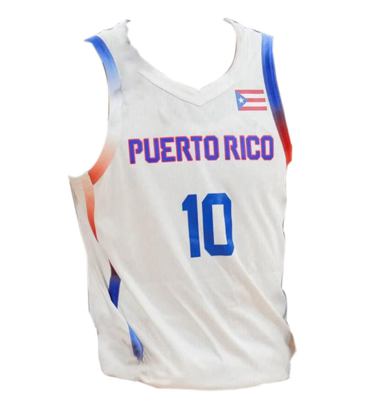 2023 Jose Alvarado #10 Puerto Rico Basketball Jersey