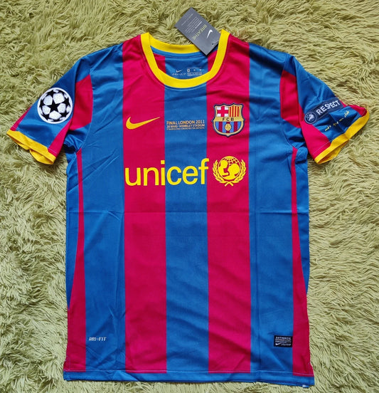 Barcelona FC Home Messi #10 2010/11 New UCL Final Futbol Soccer Jersey