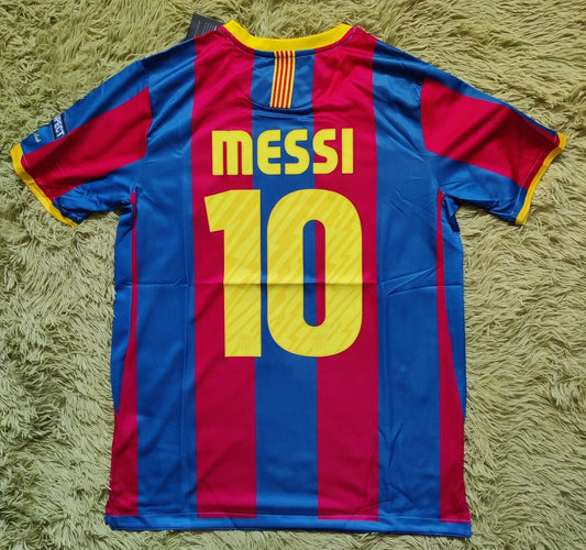 Barcelona FC Home Messi #10 2010/11 New UCL Final Futbol Soccer Jersey