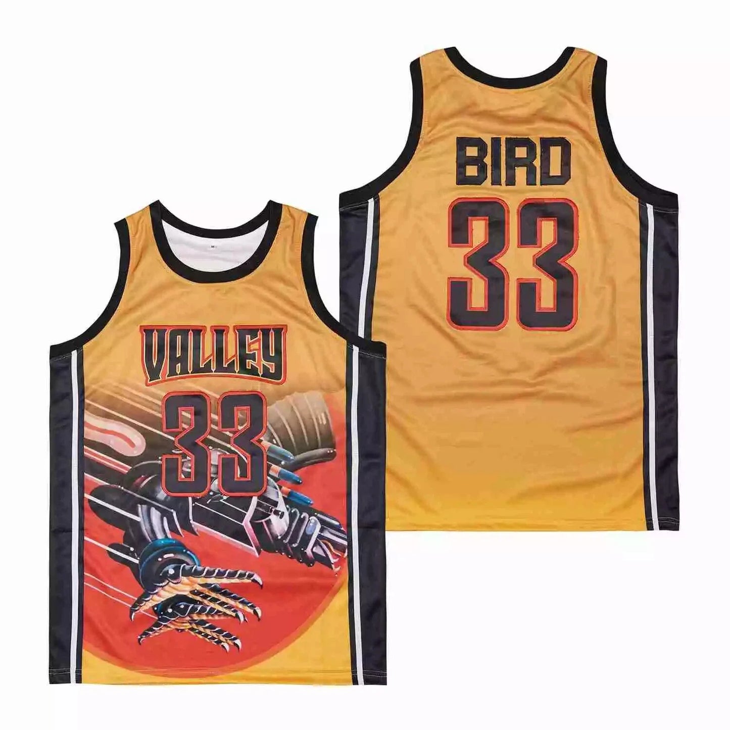 Bird #33 High School Basketball Jersey