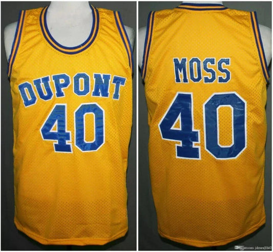 1995 Randy Moss #40 DuPont High School Basketball Jersey