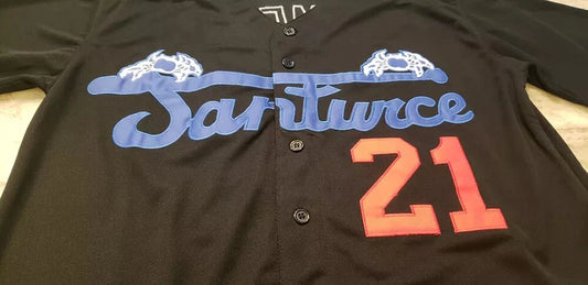 1951 Roberto Clemente #21 Santurce Baseball Jersey