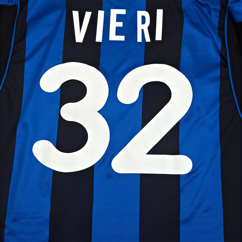 2001/02 Inter Milan Christian Vieri #32 Retro Football Jersey Retro Vibe Jersey
